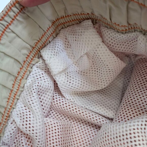 (2/$20) Vintage Sand N Sun Orange Swim Trunks - Picture 3 of 4